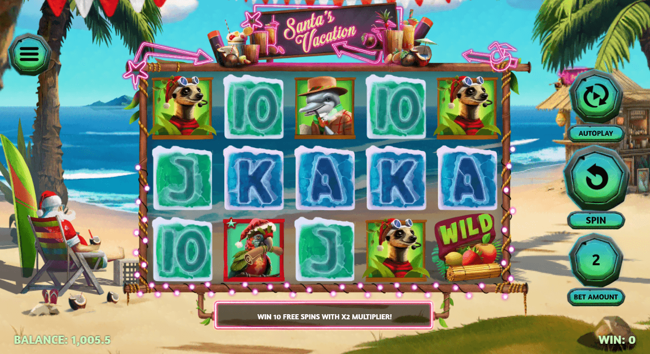 Santa's Vacation Slot Game