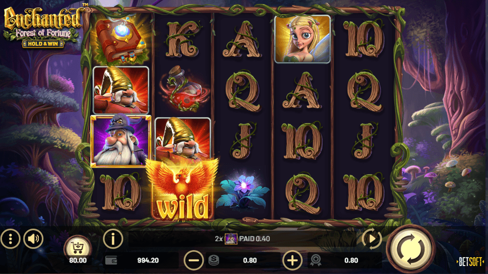 Enchanted; forest of fortune slot game