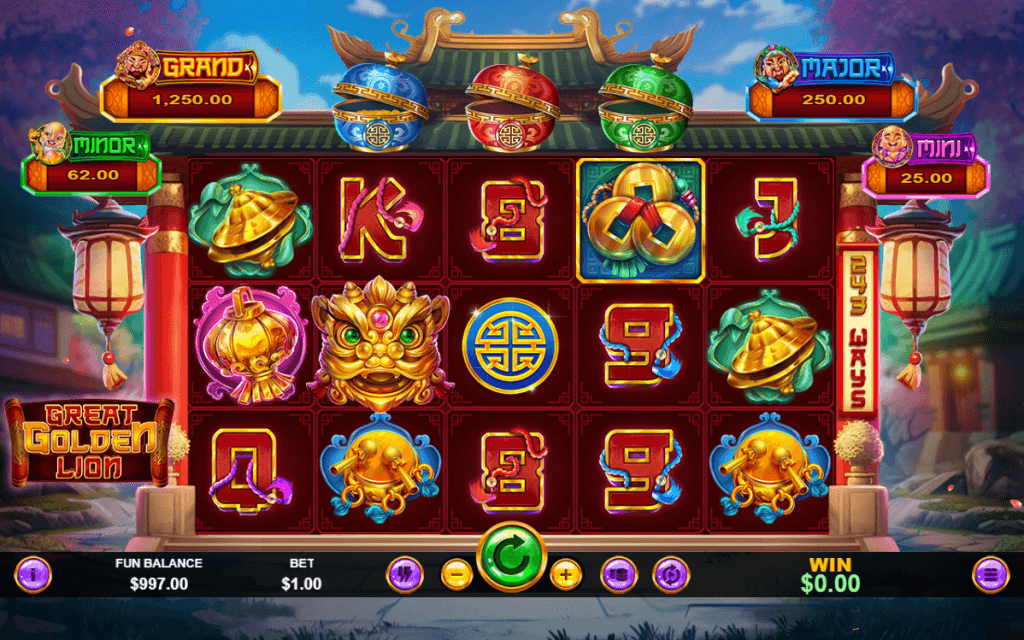 Great Golden Lion Slot Game