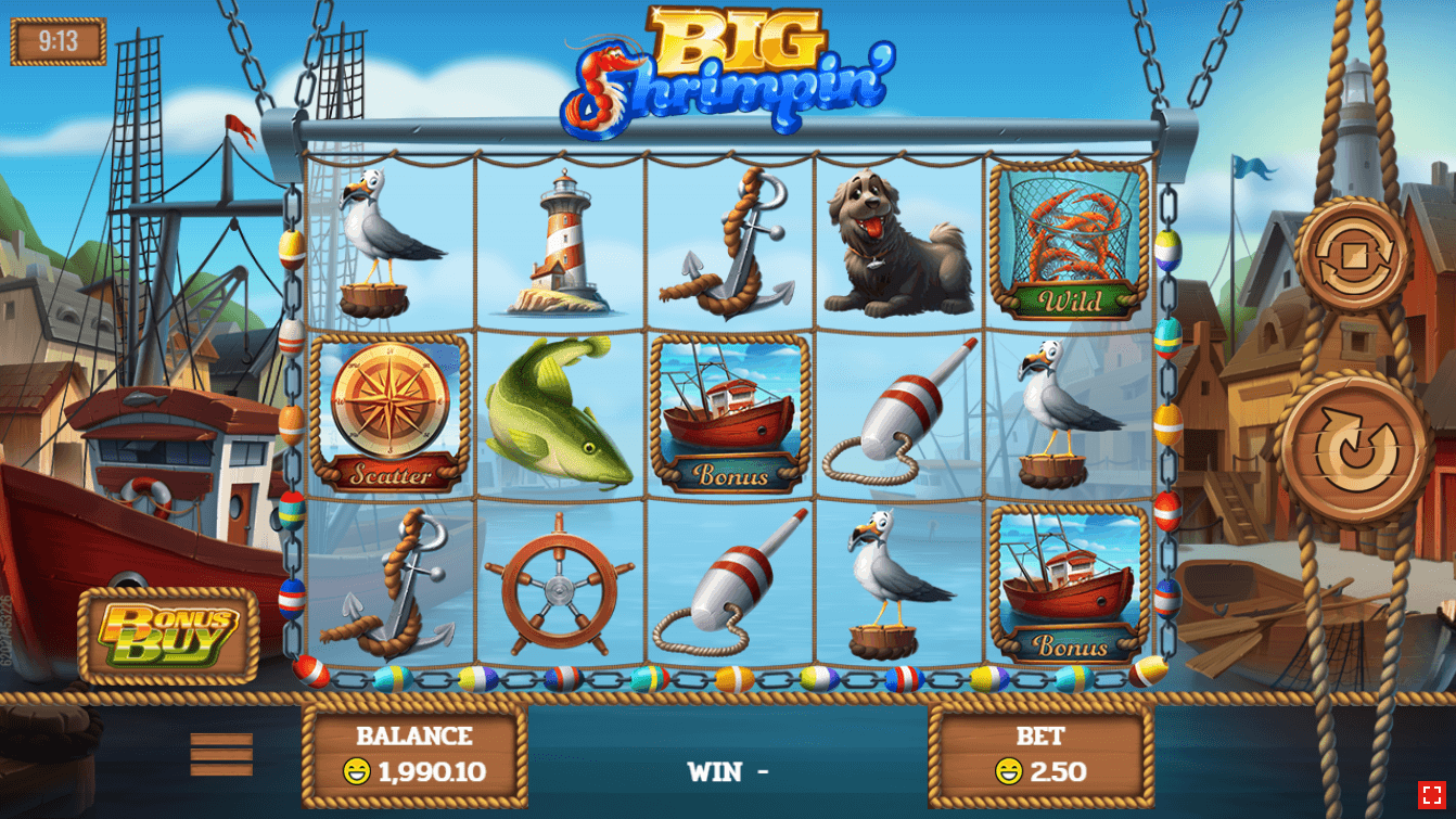 Big Shrimpin' Slot Game