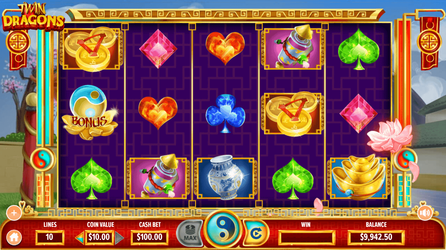 Twin Dragons Slot Game