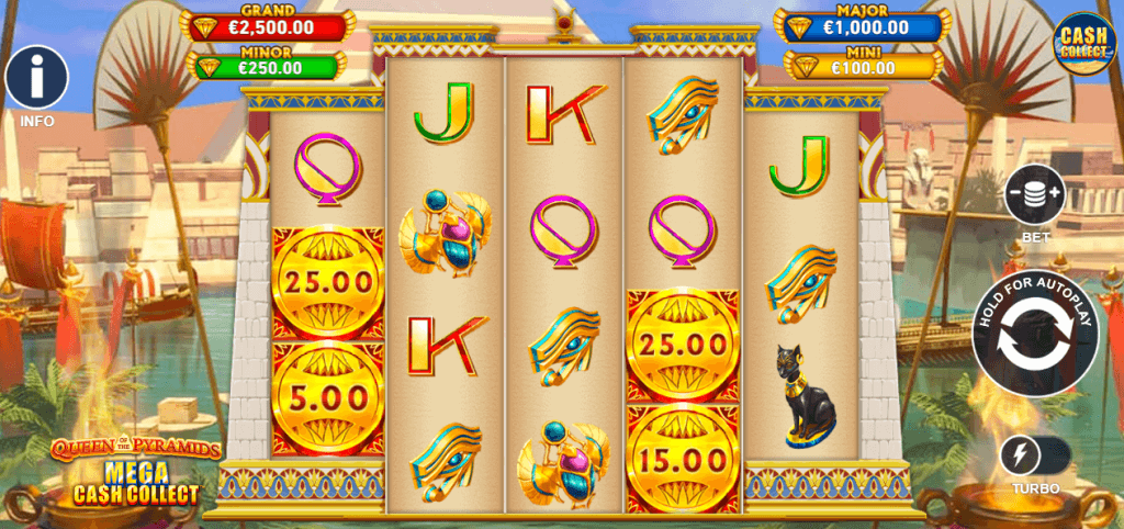 Queen of the Pyramids: Mega Cash Collect