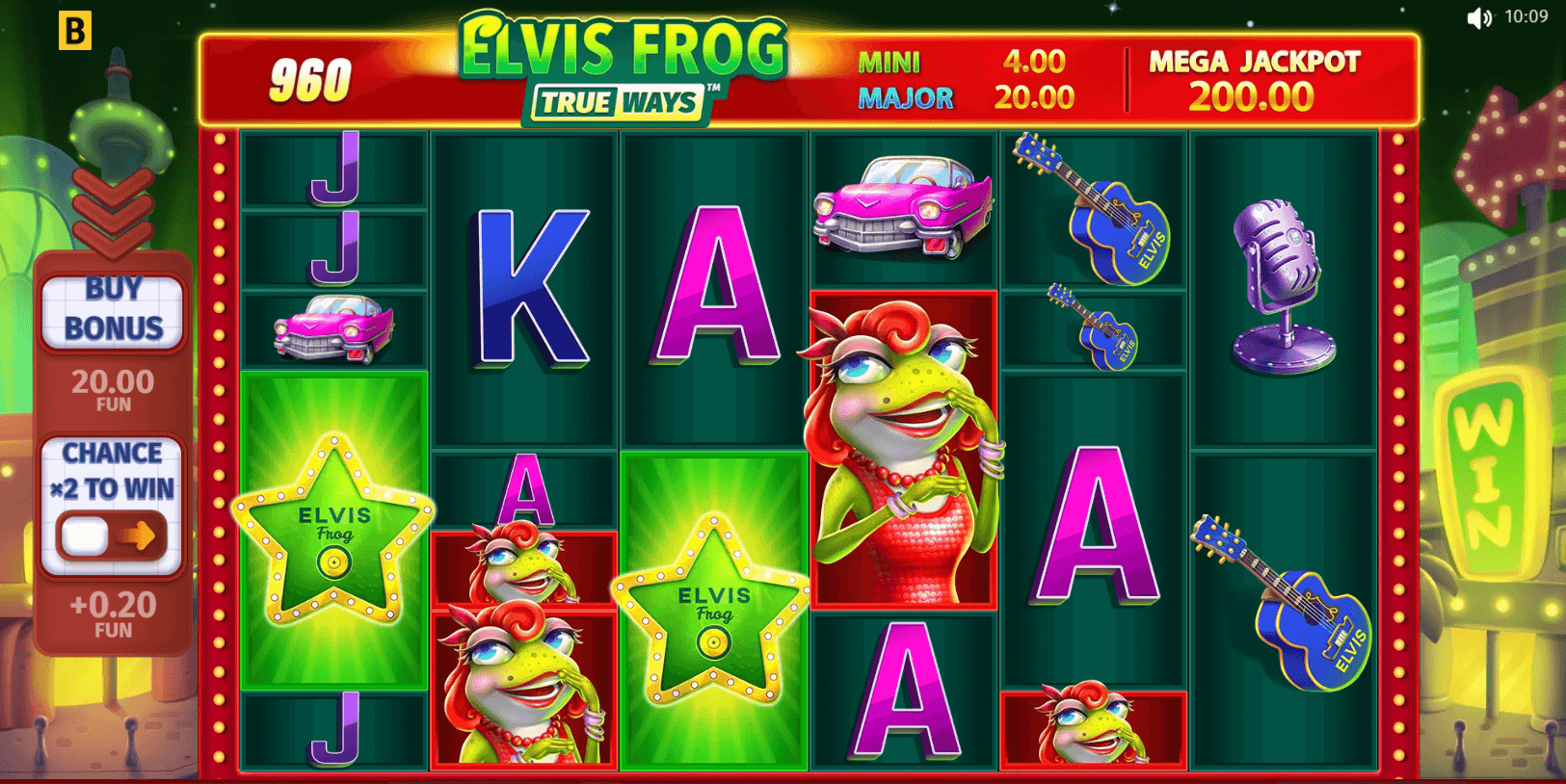 Elvis Frog Trueways Slot Game