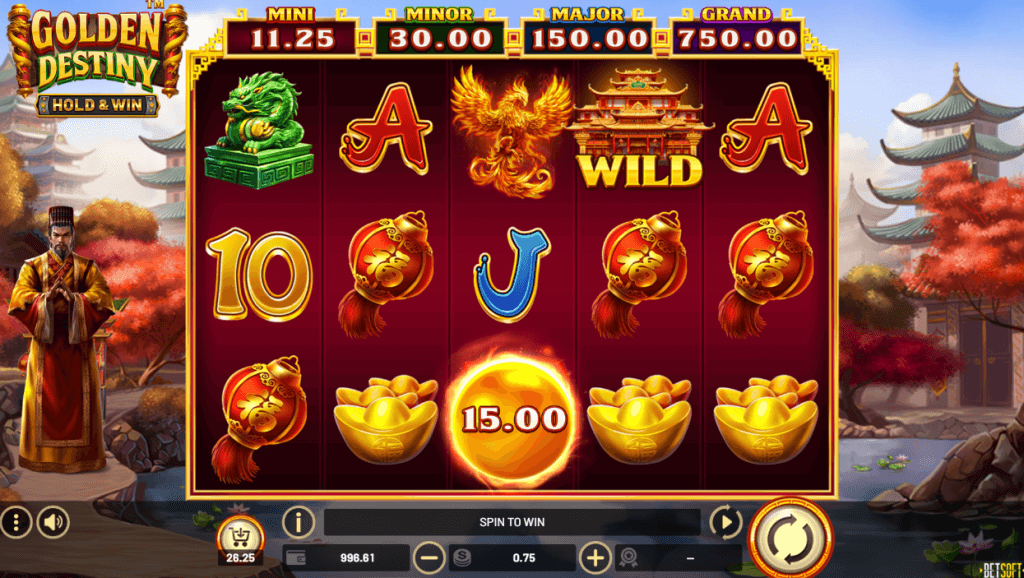 Golden Destiny Hold and Win