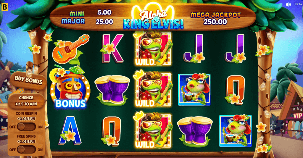 Aloha King Elvis Slot Game