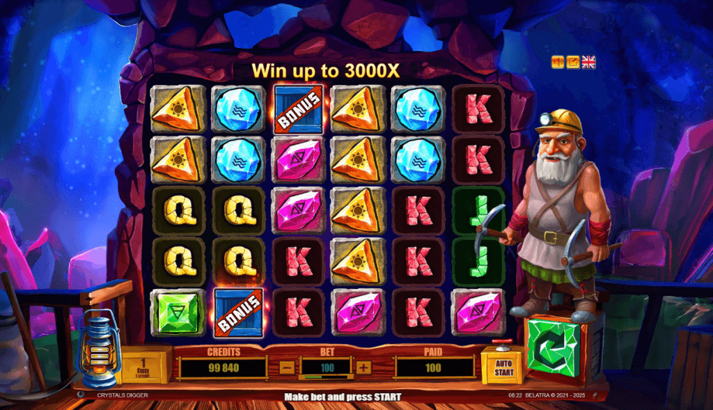 Crystals Digger Slot Game