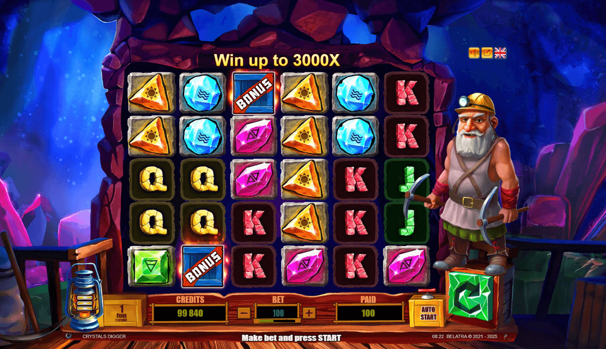 Crystals Digger Slot Game