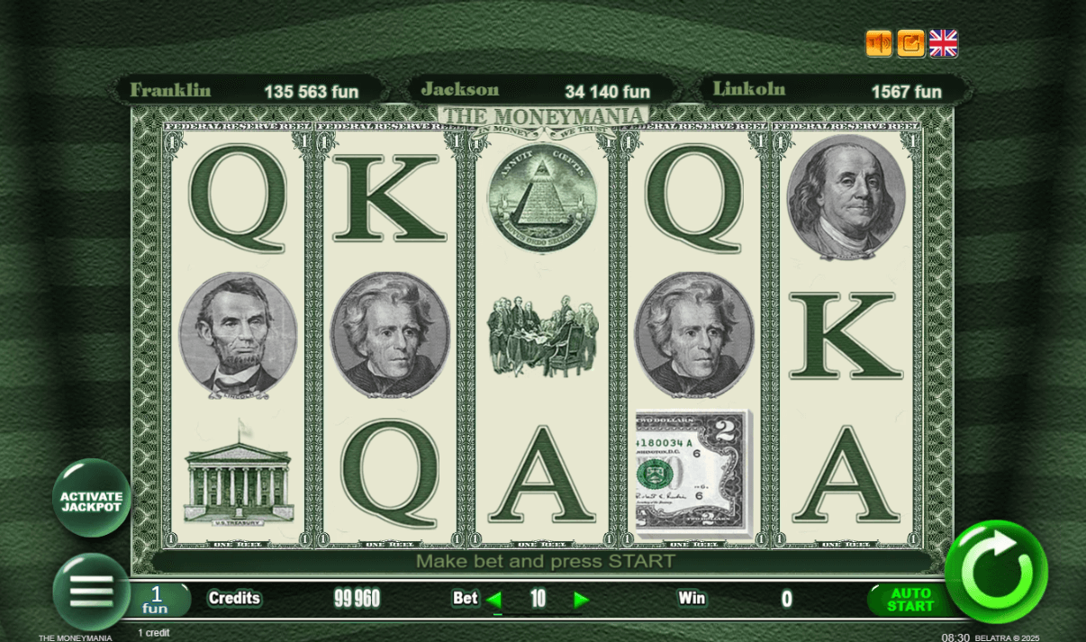 The MoneyMania Slot Game