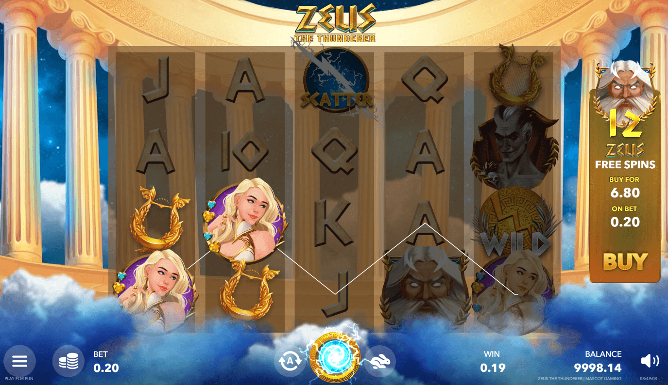Zeus the Thunderer Slot Game