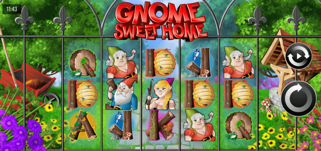 Gnome Sweet Home slot game screenshot