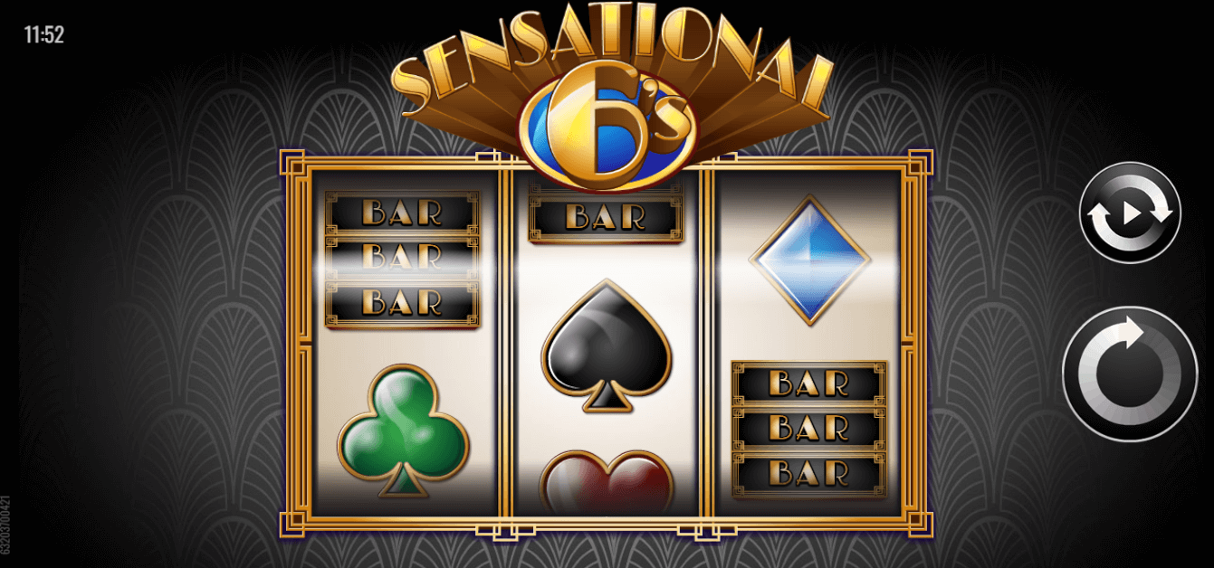 Sensational Sixes Slot game screenshot