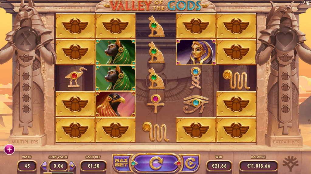 Valley of the Gods Slot Game