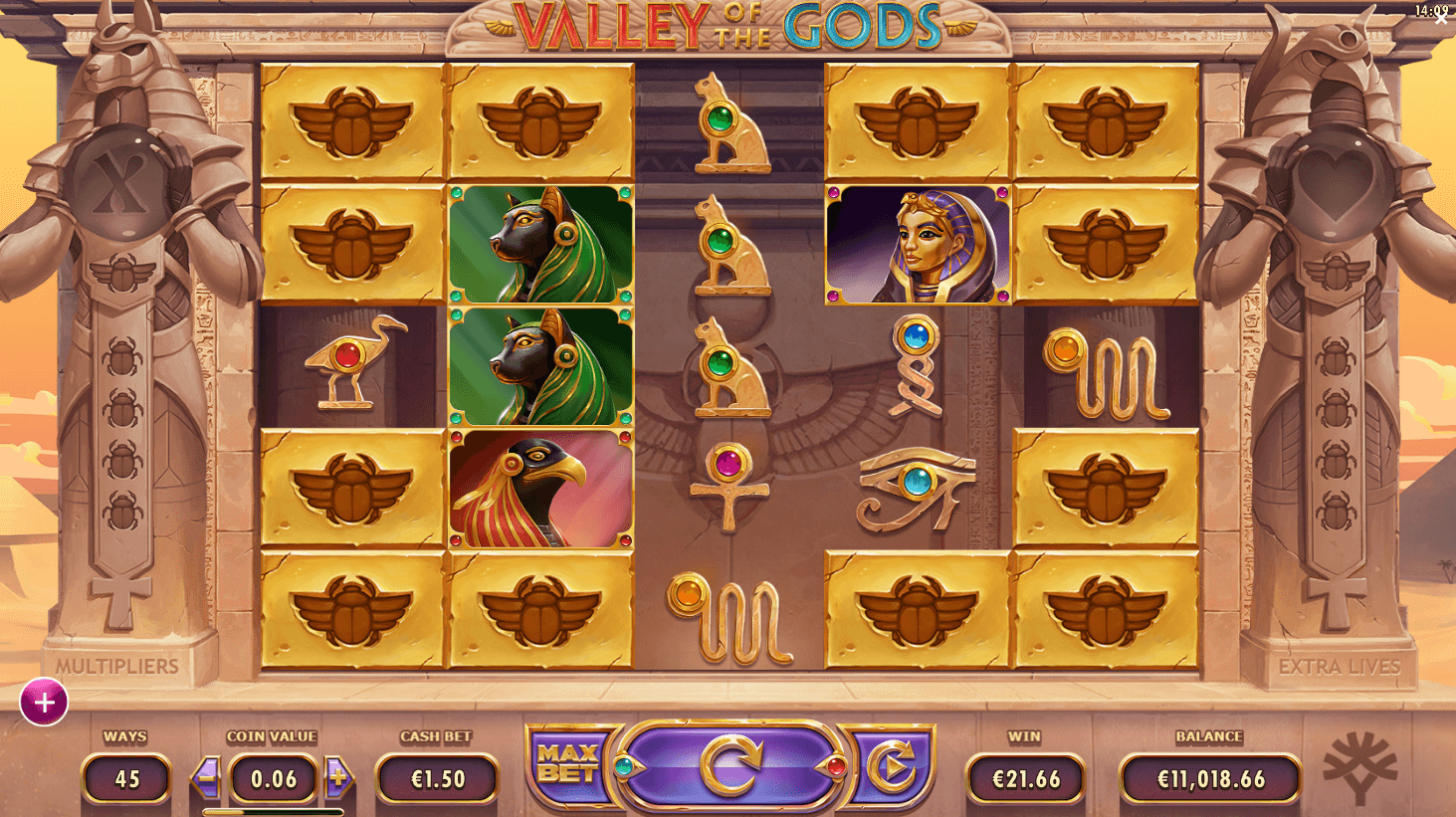 Valley of the Gods Slot Game