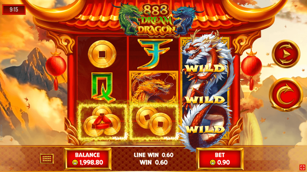 888 Dream Dragon slot game screenshot