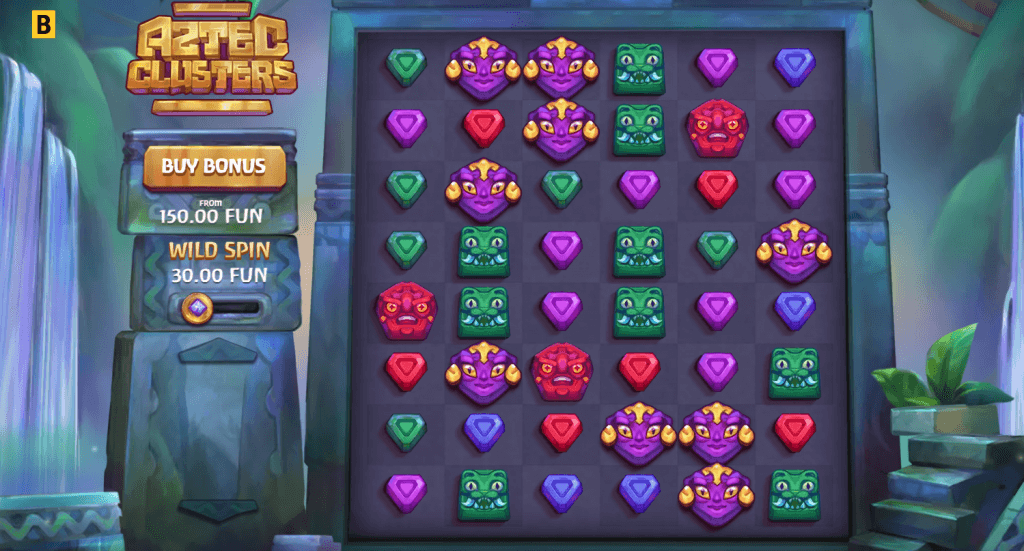 Aztec Clusters Slot Game screenshot