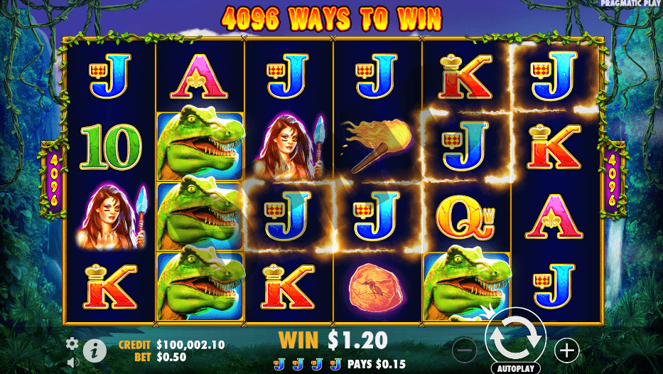 Jurassic Giants Slot Game screenshot