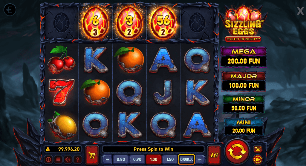 Sizzling Eggs Game screenshot