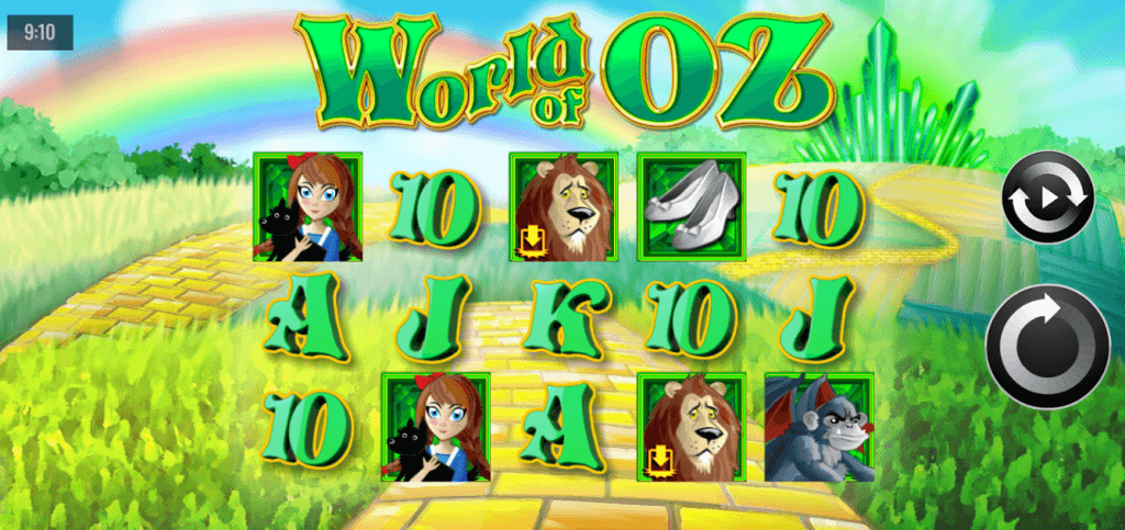 World of Oz slot game screenshot
