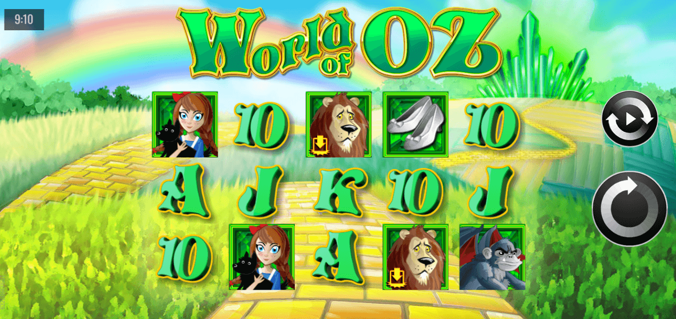 World of Oz slot game screenshot