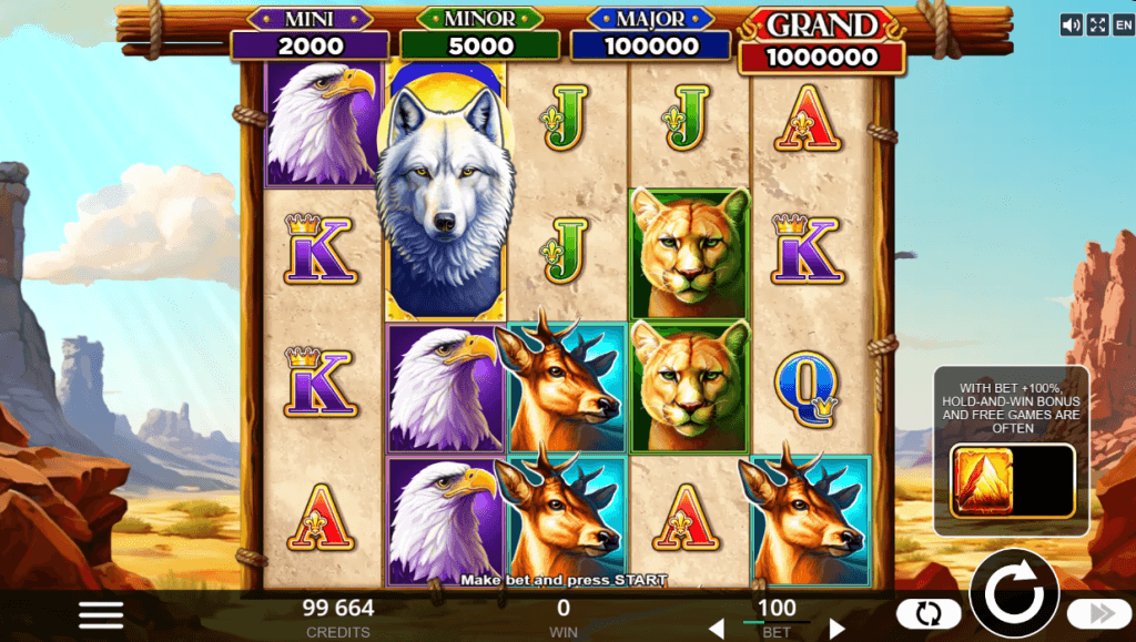 Wolf Thunder Slot Game screenshot