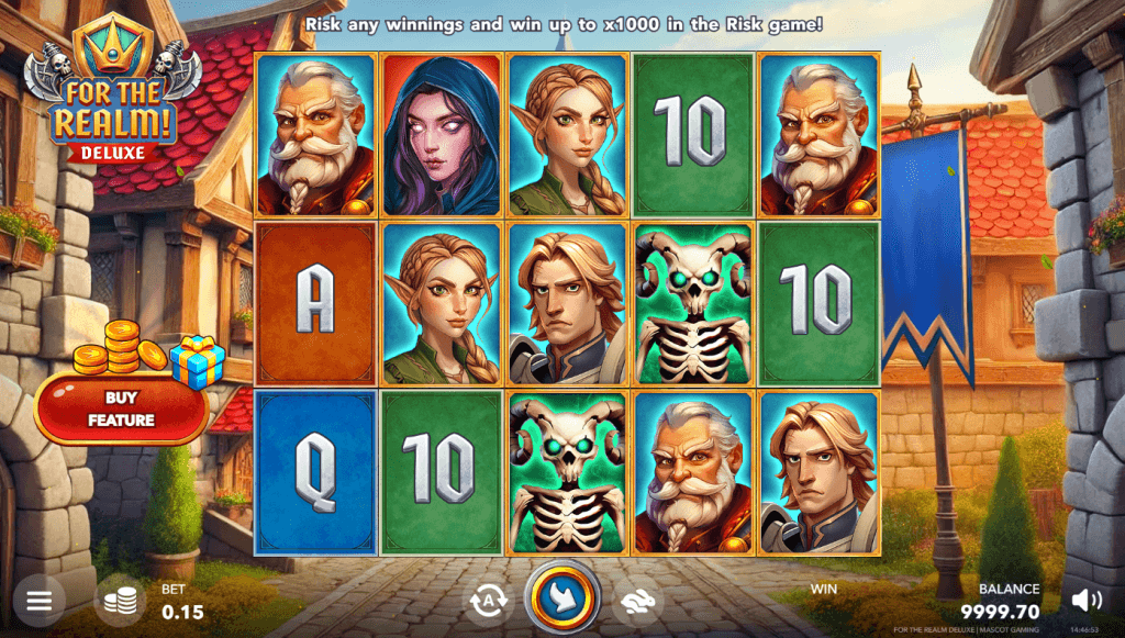 For The Realm Deluxe slot game screenshot