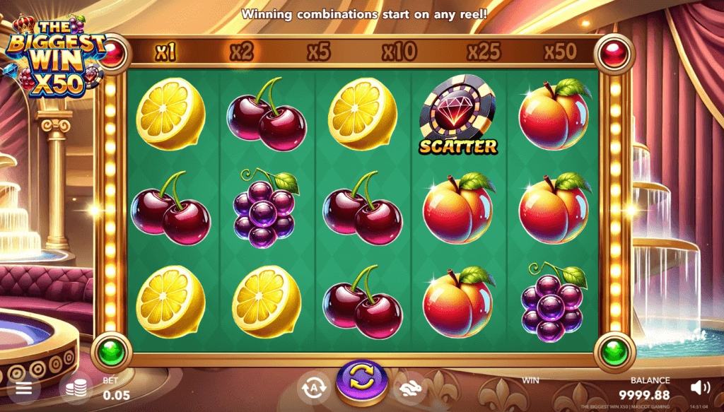The Biggest Win X50 game screenshot