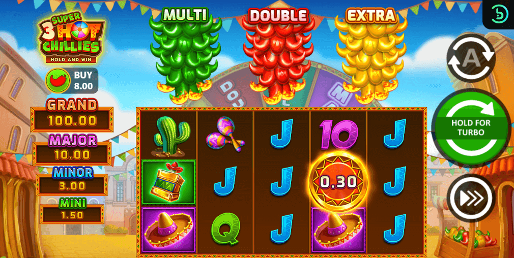 3 Super Hot Chillies Slot Game screenshot
