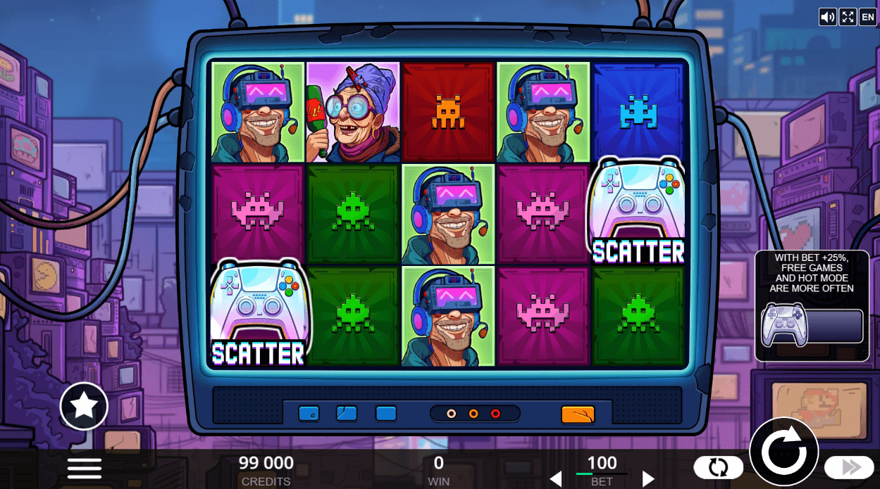 Cyber Gypsies Slot Game screenshot