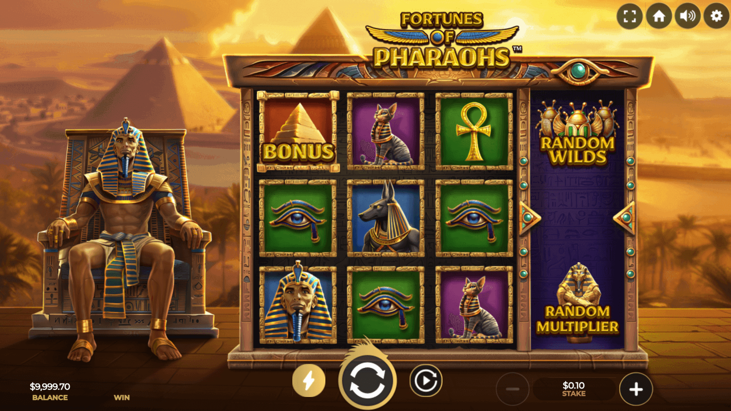 Fortunes of Pharaohs screenshot