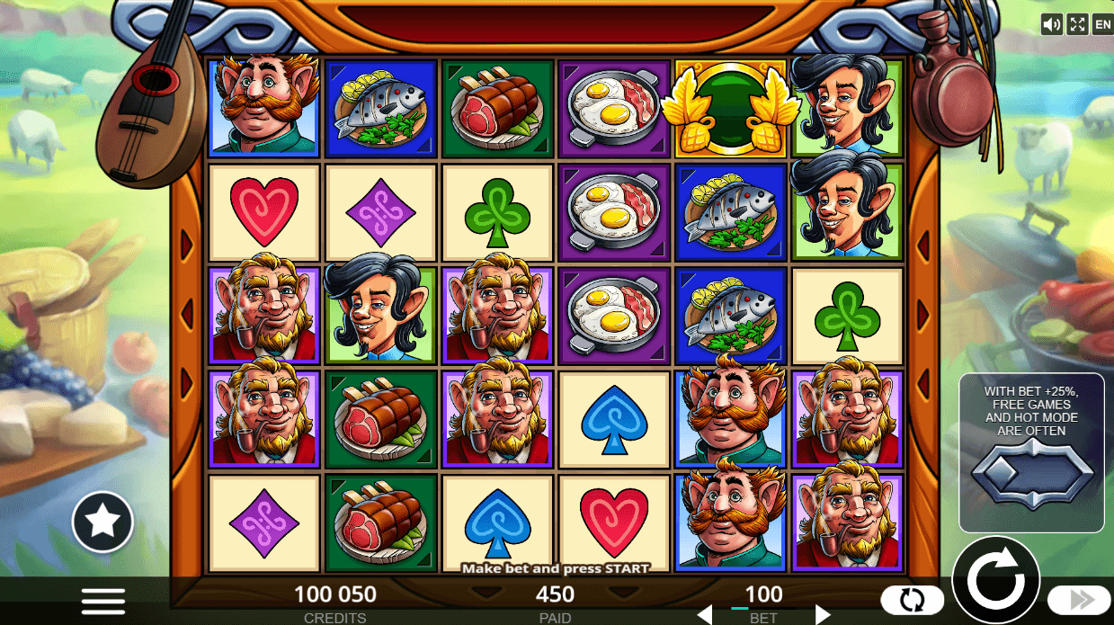 Lucky Barrel Tavern slot game screenshot