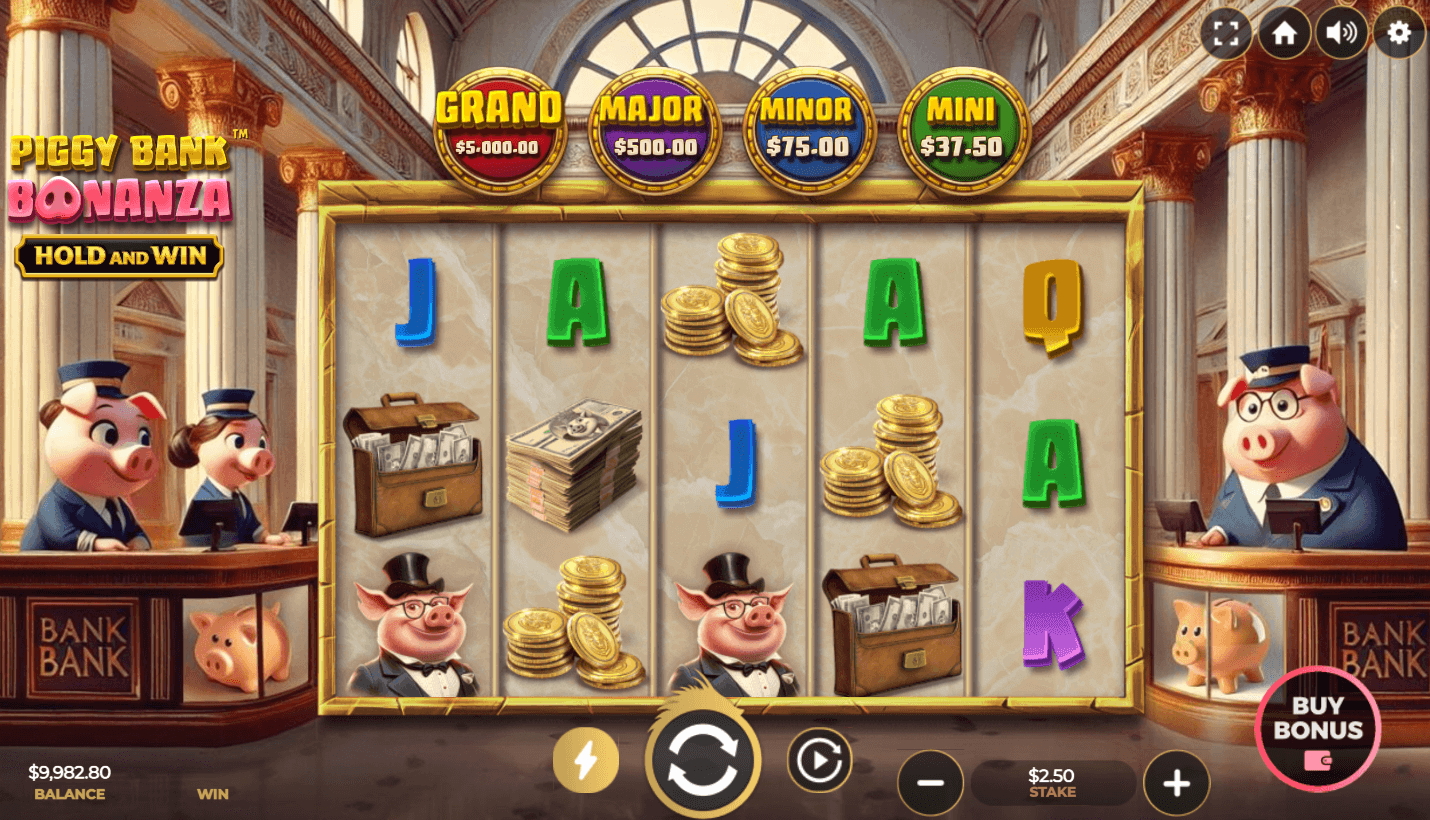 Piggy Bank Bonanza Hold & Win screenshot