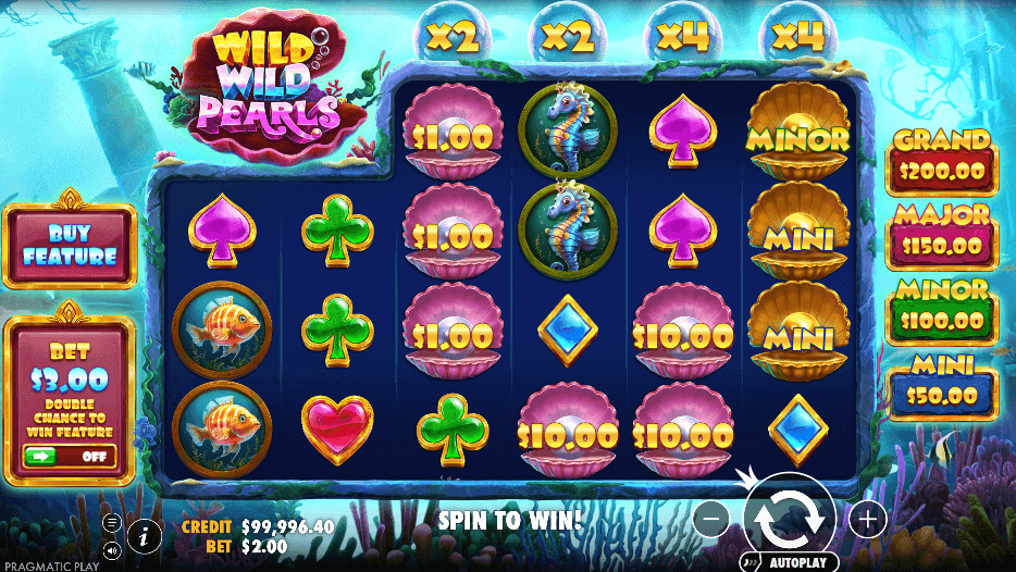 Wild Wild Pearls Slot Game screenshot