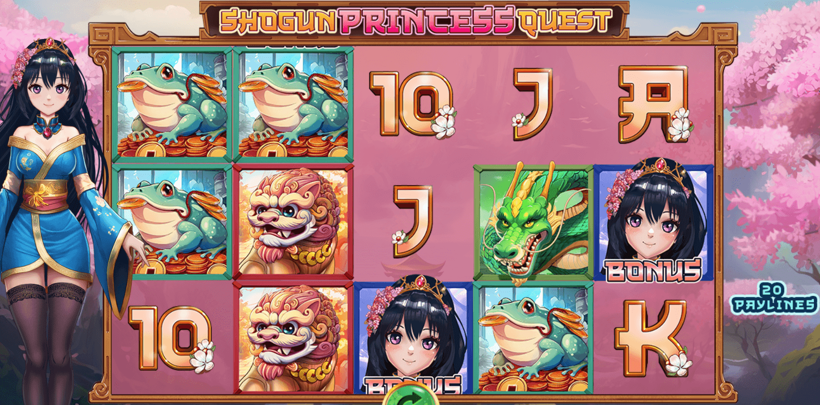 Shogun Princess Quest Slot Game screenshot