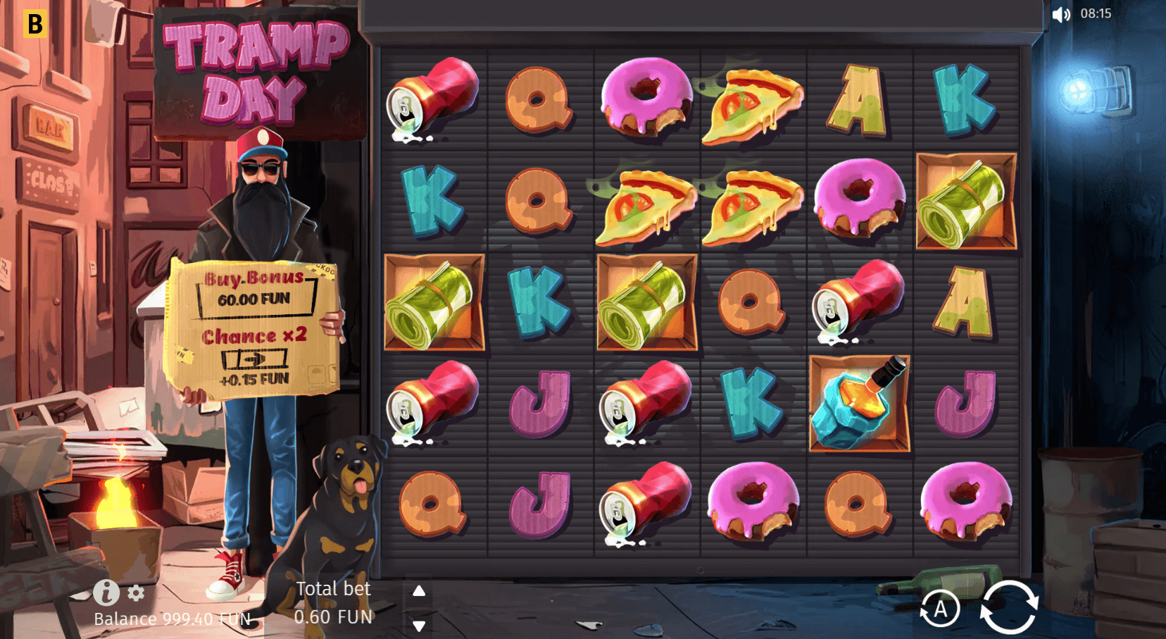 Tramp Day Slot Game screenshot
