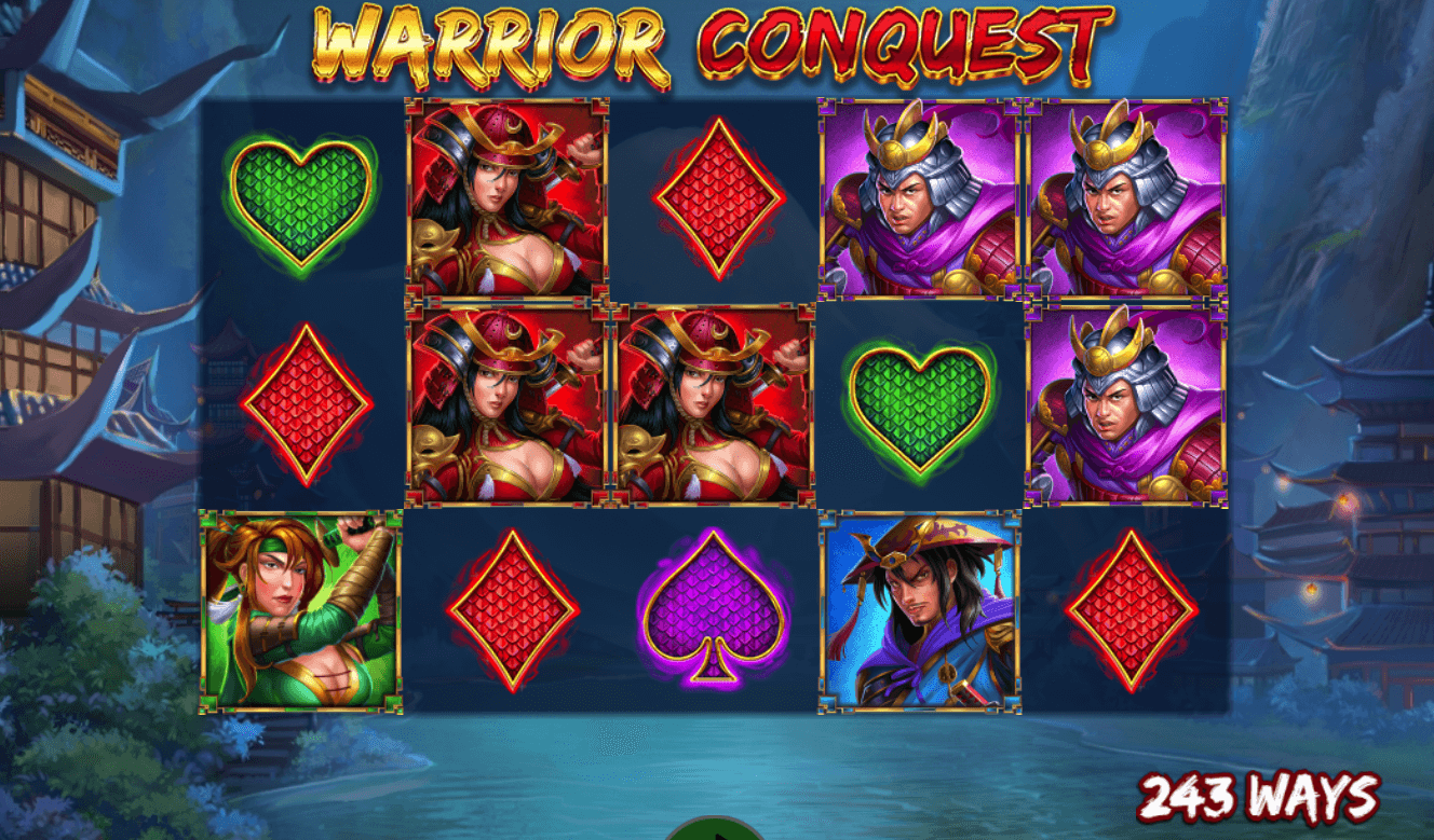 Warrior Conquest Slot Game screenshot