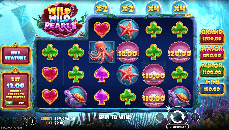 Wild Wild Pearls Slot Game screenshot