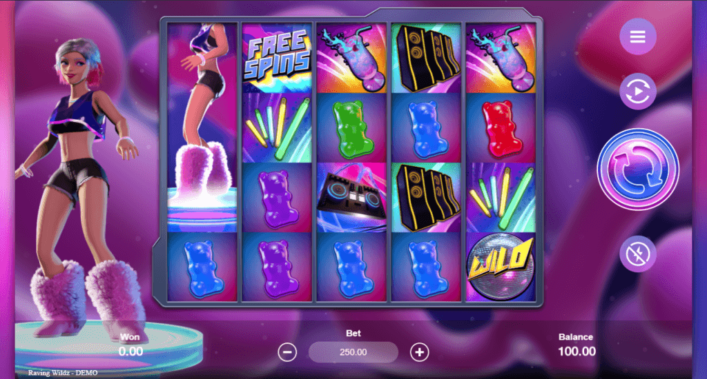 Raving Wilds game screenshot