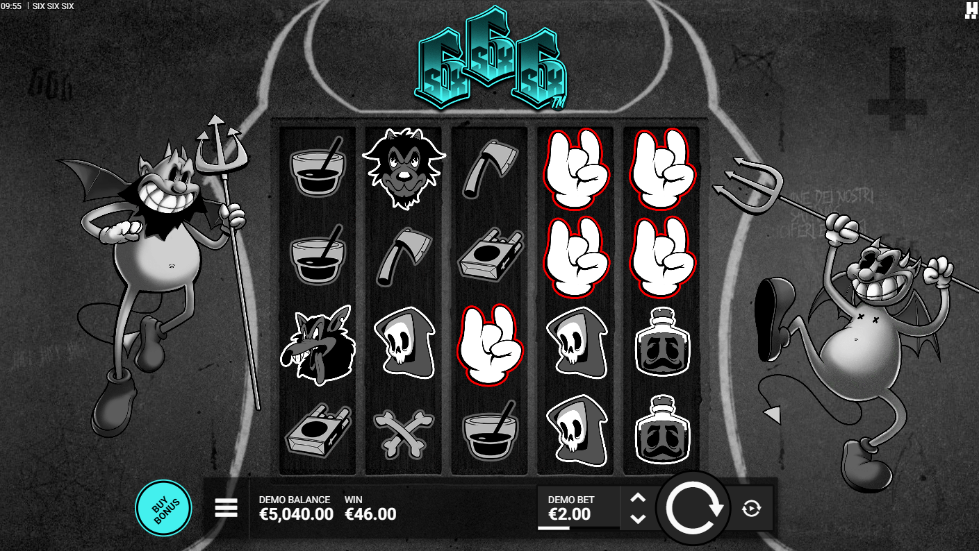 SixSixSix slot game screenshot