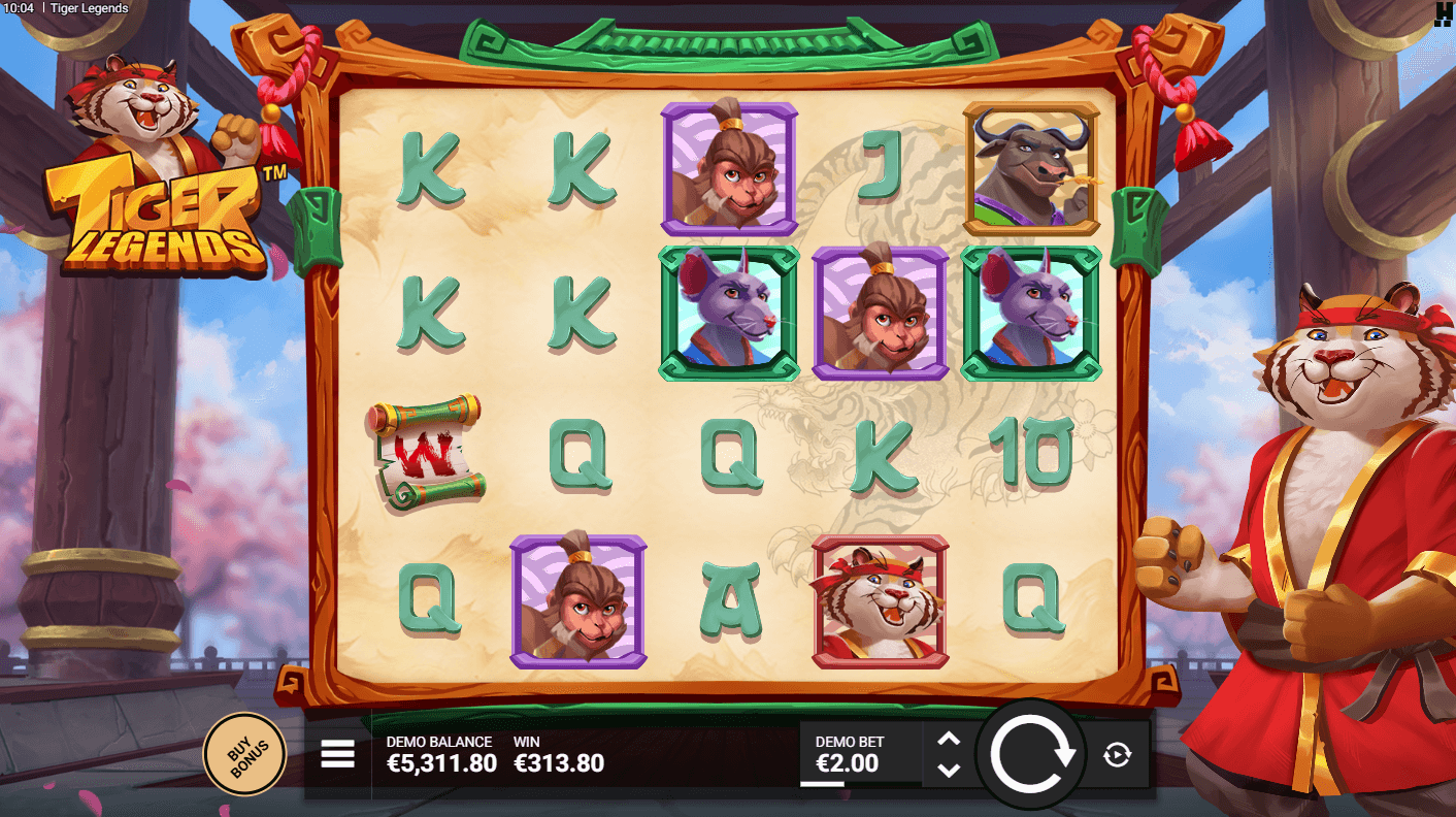 Tiger Legends Slot Game screenshot