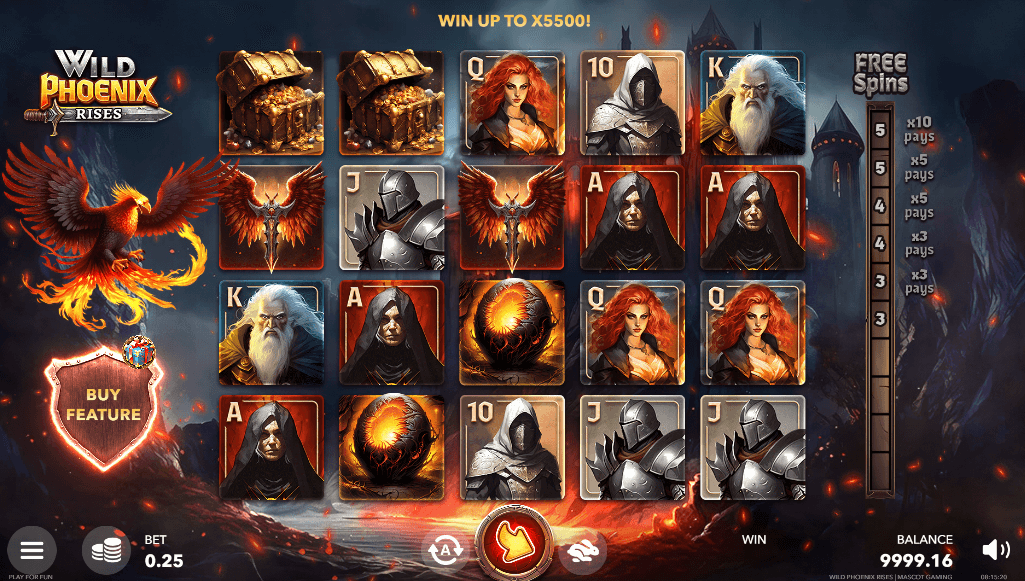 Wild Phoenix Rises Slot Game