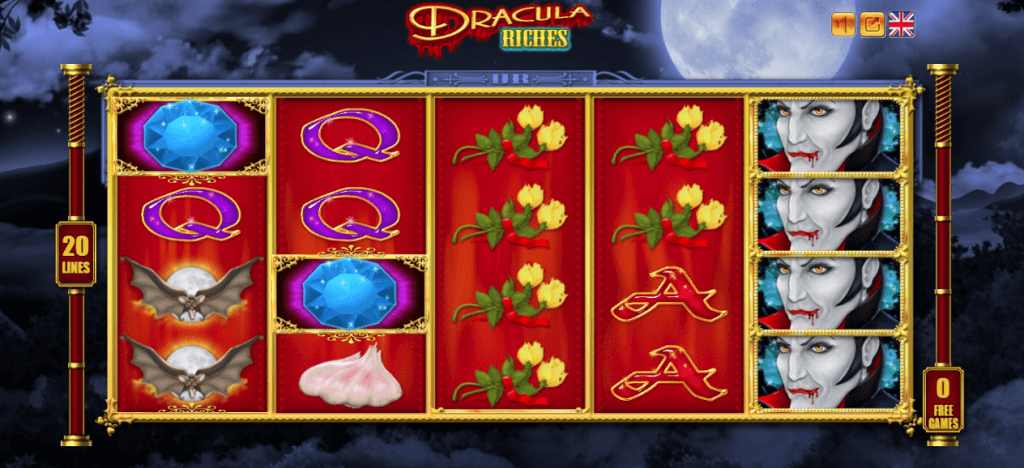 Dracula Riches slot game screenshot