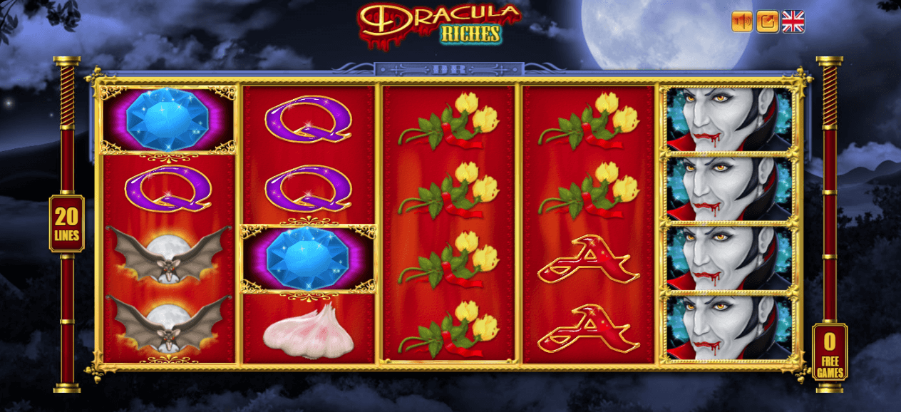 Dracula Riches slot game screenshot
