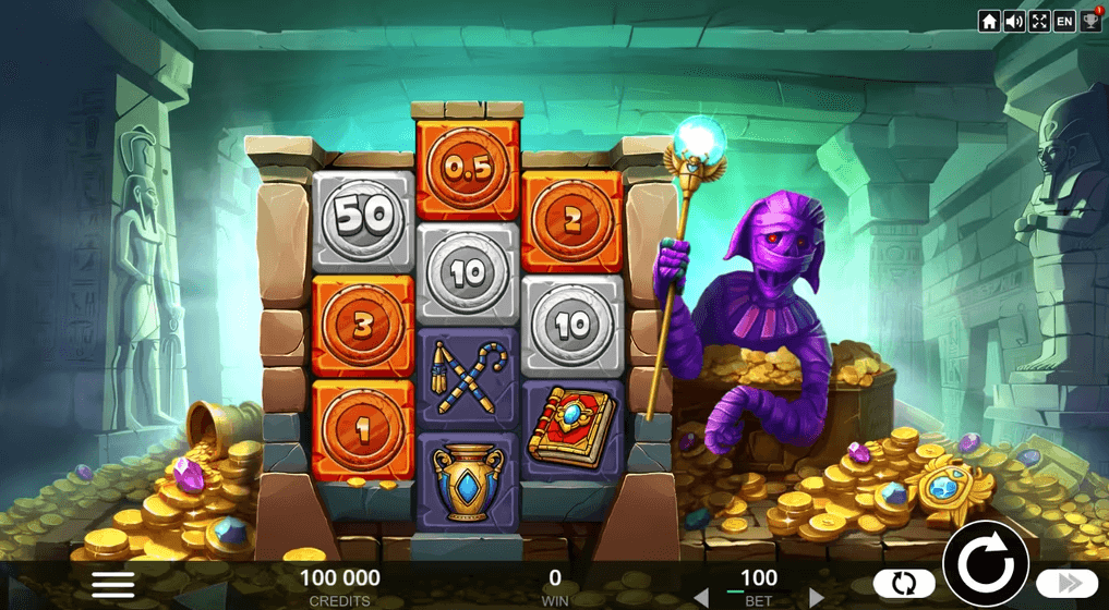 Fortune Mummy Game screenshot