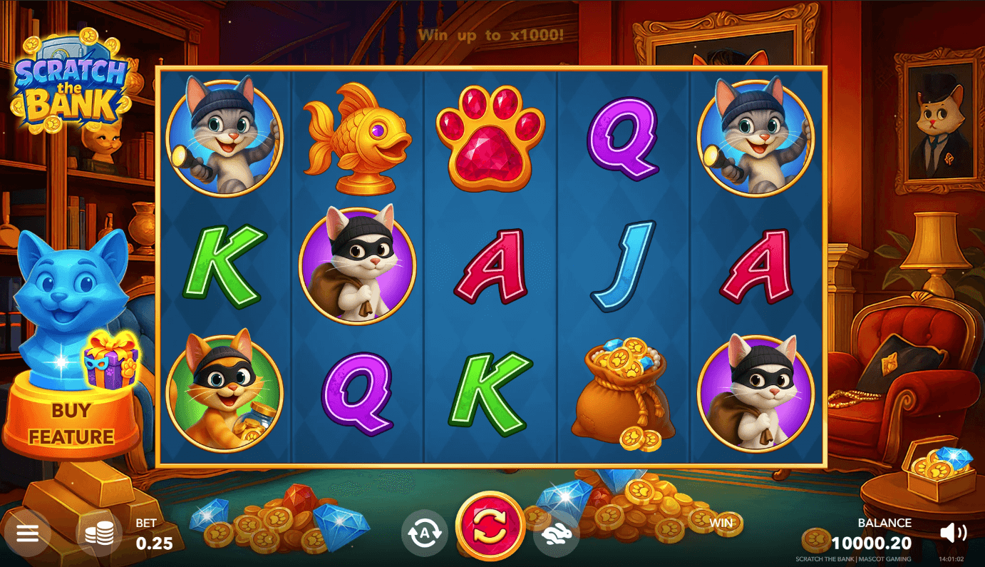 Scratch the Bank game screenshot