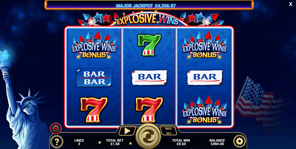 Explosive Wins Slot Game screenshot