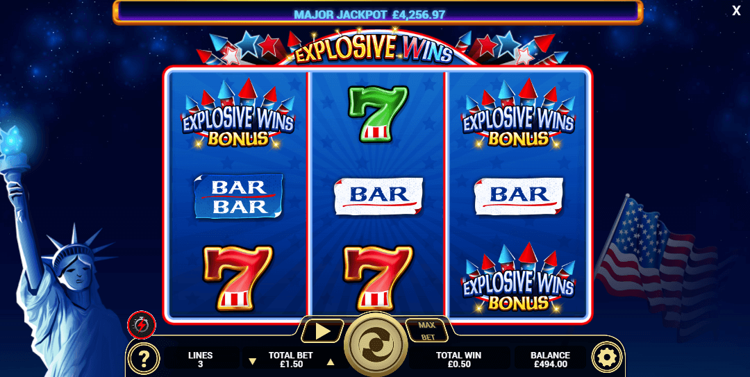 Explosive Wins Slot Game screenshot
