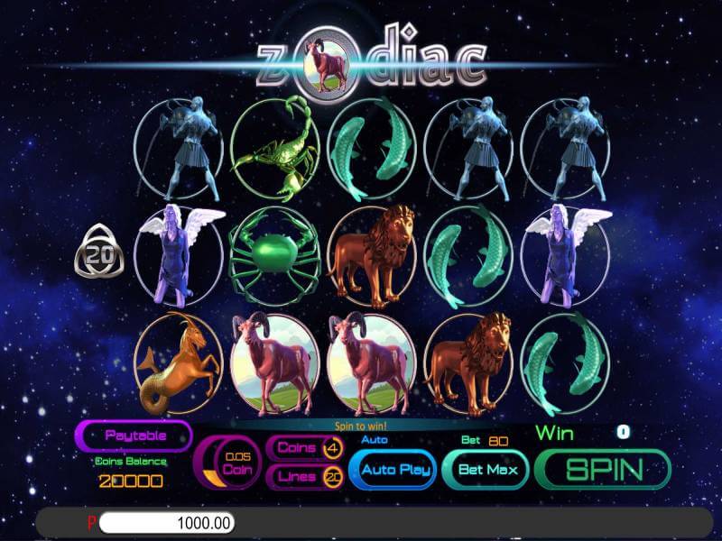 Zodiac Slots Game screenshot