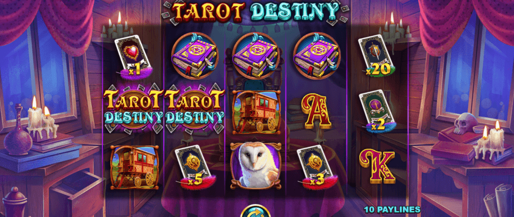 Tarot Destiny slot game screenshot