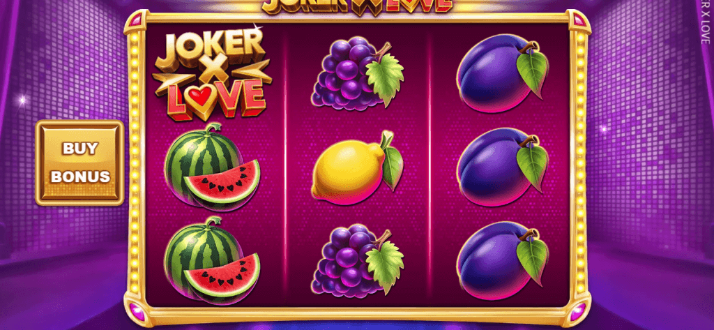 Joker X Love slot game screenshot