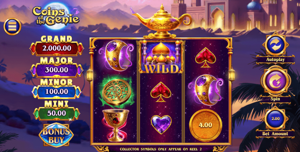 Coins of the Genie Slot Screenshot